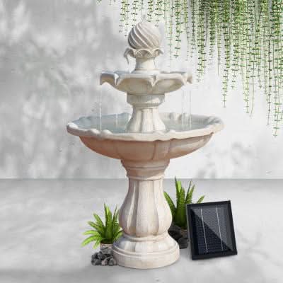 Mirandola 3-Tier Solar Water Fountain - 90cm