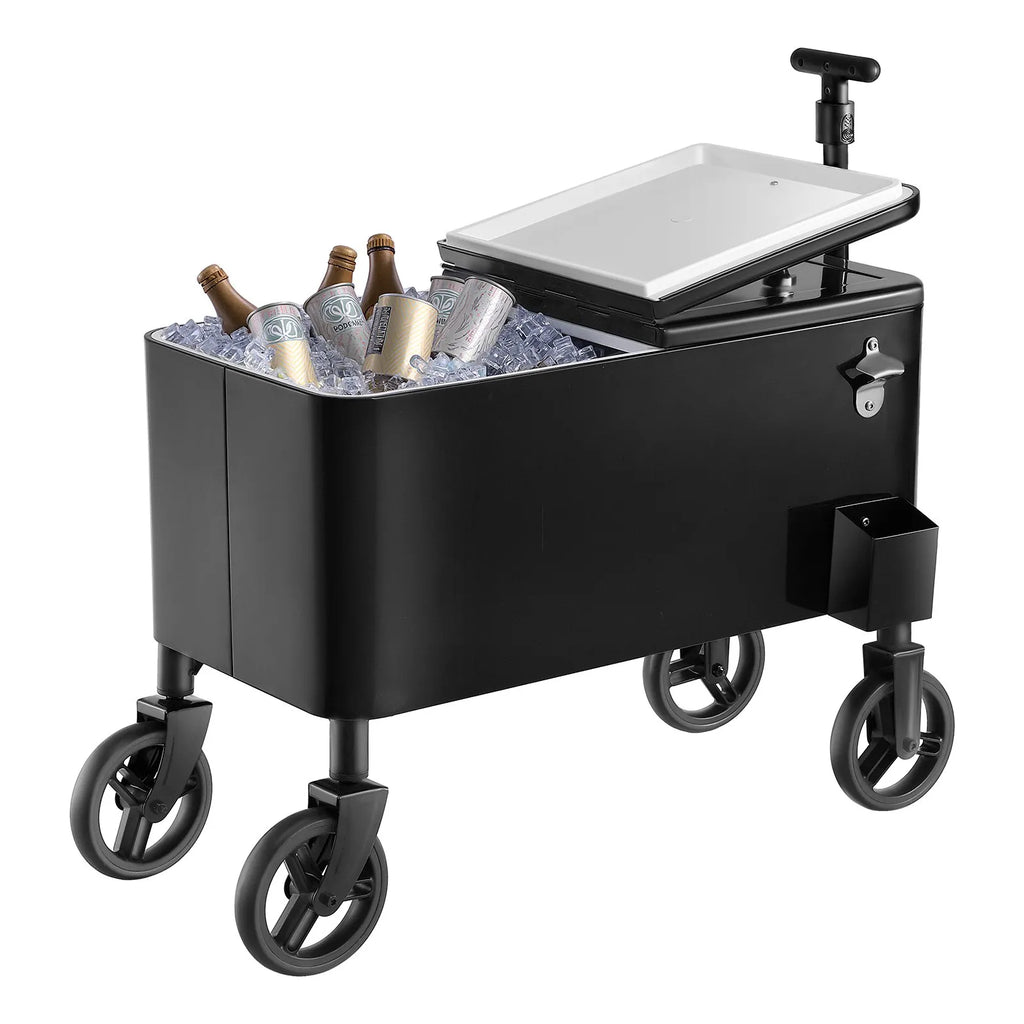 Celebration 75.71L Portable Patio/Party Drink Cooler Cart