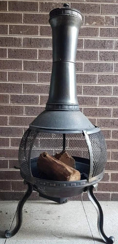 Chania Cast Iron Chiminea w/Hot Poker. 135cms