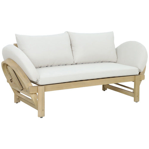 Vivendi Acacia Wood Outdoor Daybed/Lounge