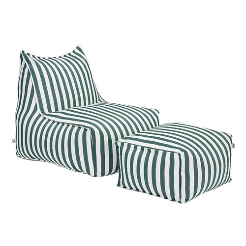 Farfalla 2 Piece Outdoor Lounge Chair & Ottoman Set