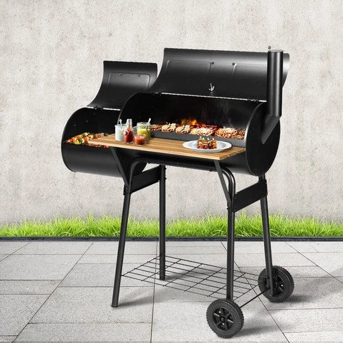 Colorado BBQ Grill 2-In-1 Offset Charcoal Smoker