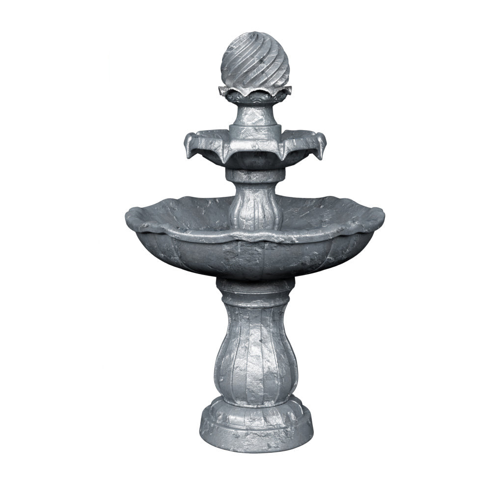 Tissia 3-Tier Solar Fountain/Bird Bath with Pump Kit. 93CM