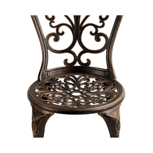 Russo 2 Seater Outdoor Bistro Set - Bronze or White