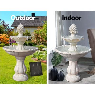 Mirandola 3-Tier Solar Water Fountain - 90cm