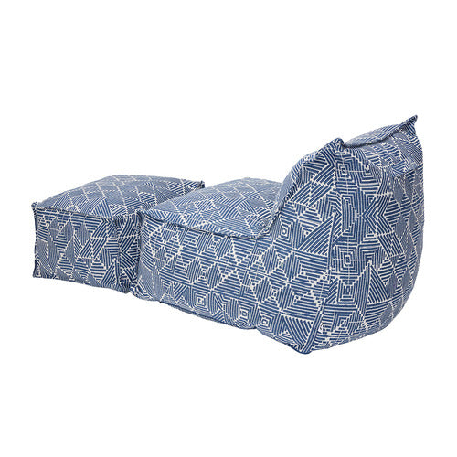 Larissa 2 pc Outdoor Lounge Chair & Ottoman Set