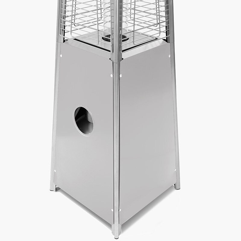 Megara Deluxe Stainless Steel Pyramid Flame Heater