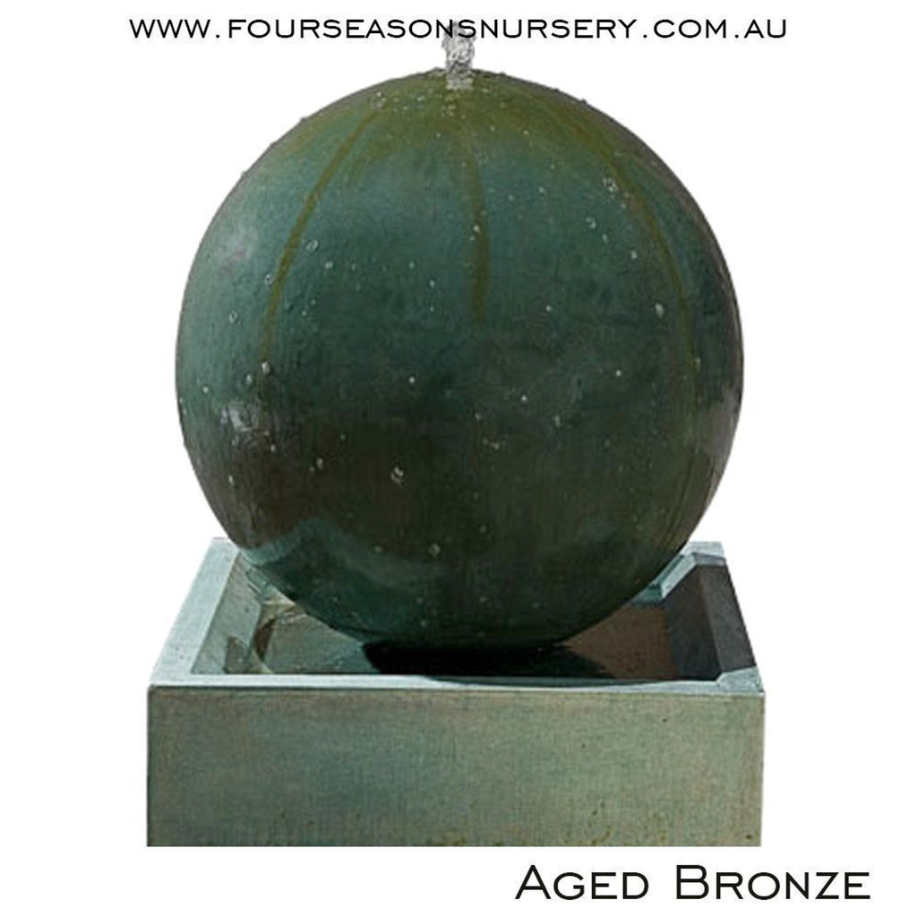 Empoli Smooth Sphere Fountain. Large 800 x 800 x 1120mm