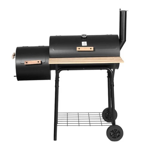 Colorado BBQ Grill 2-In-1 Offset Charcoal Smoker