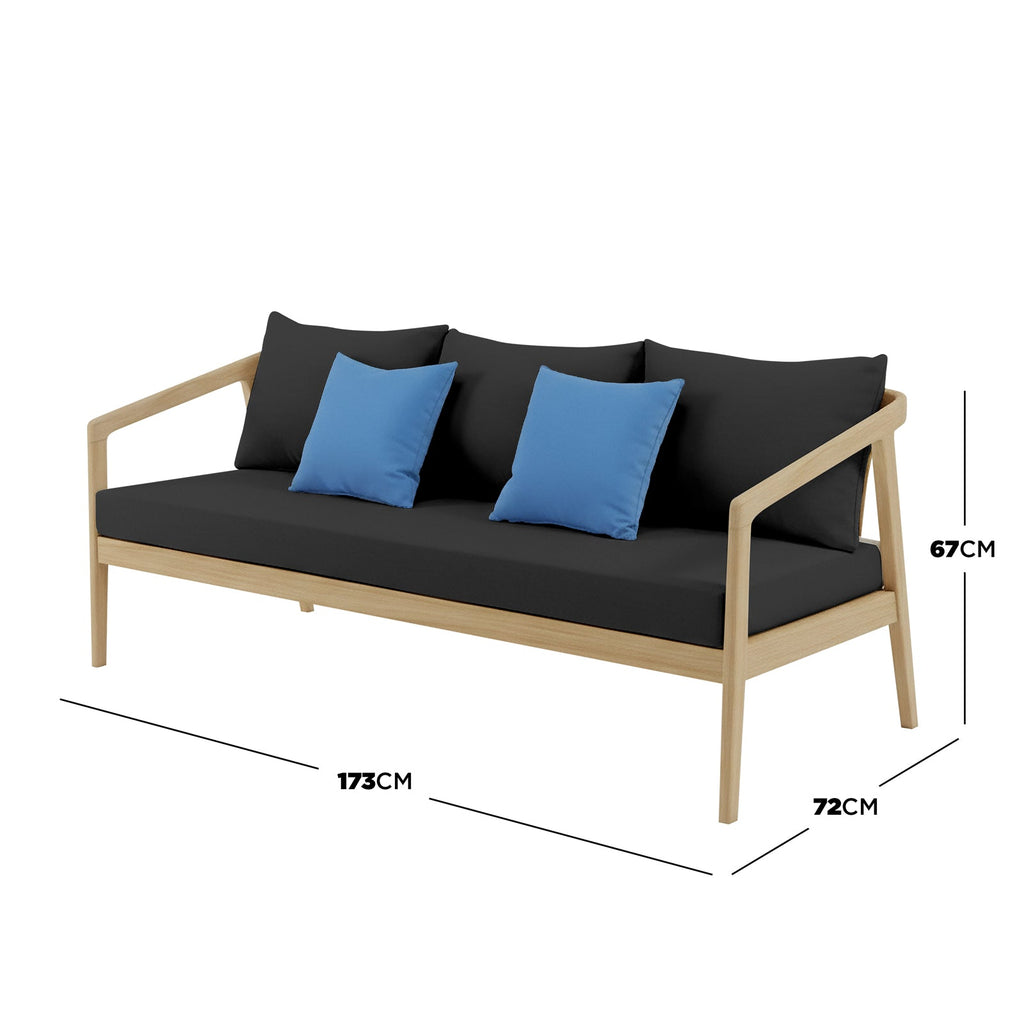 Sinfonia 4 Seater Hardwood Acacia Outdoor Sofa Set