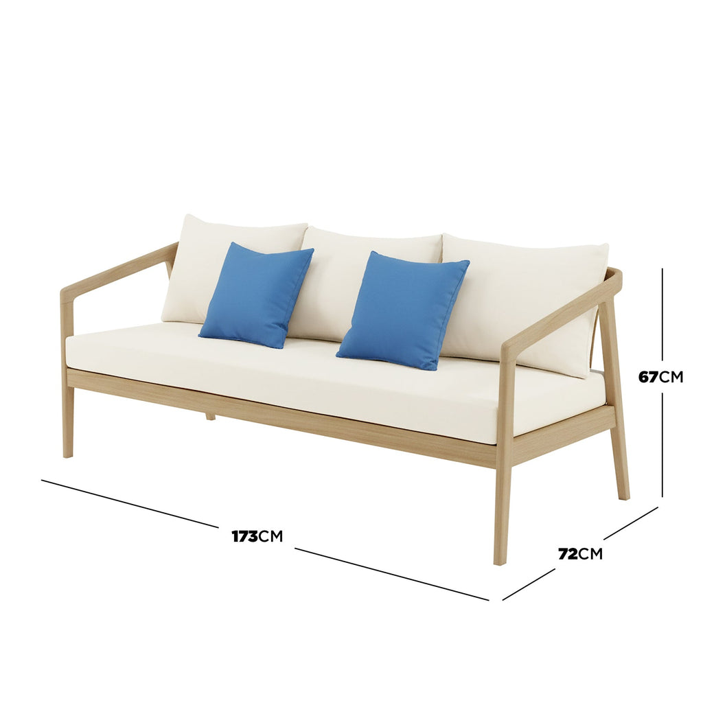 Sinfonia 4 Seater Hardwood Acacia Outdoor Sofa Set