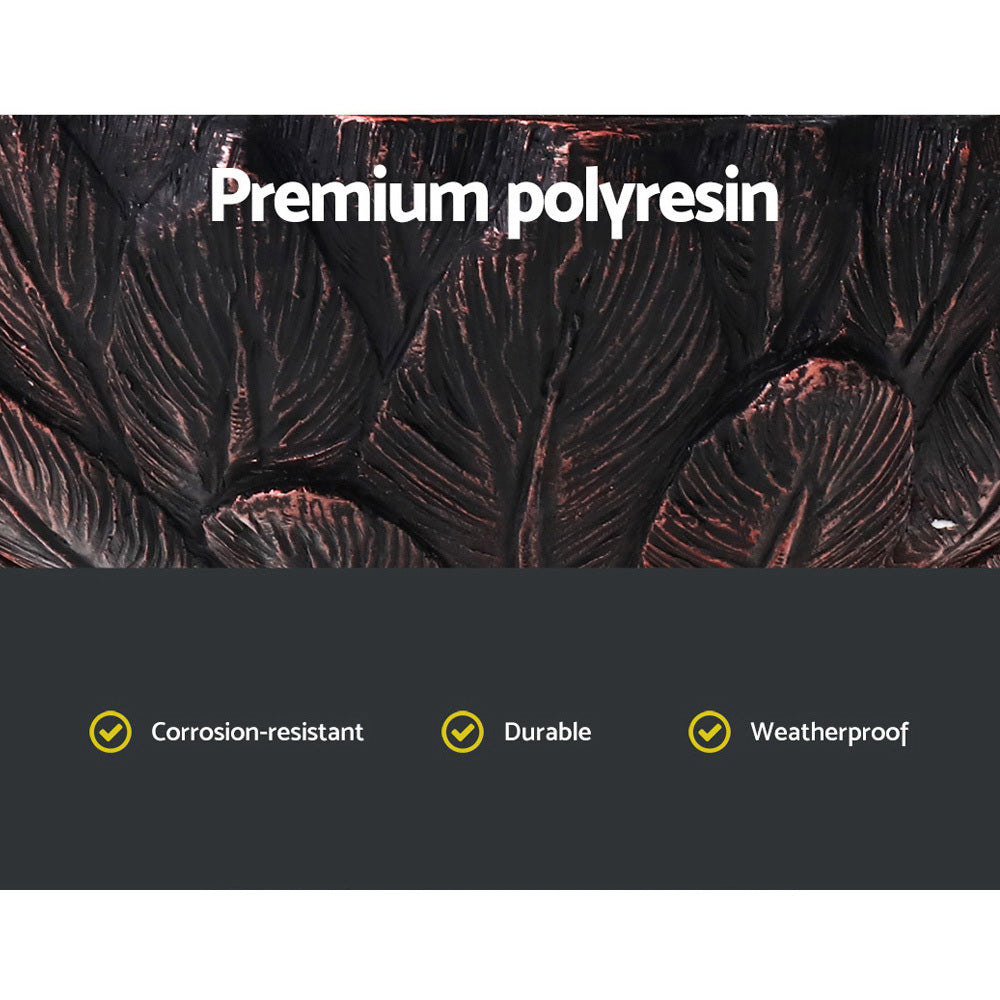 Torcello Solar Water Fountain/Cascading Bird Bath. 106cm