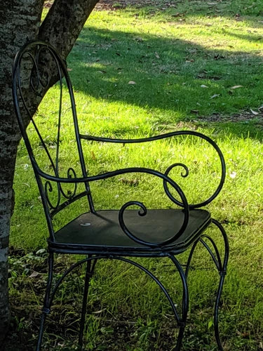 Zouzou French Bistro Garden Chair - Antique Brown