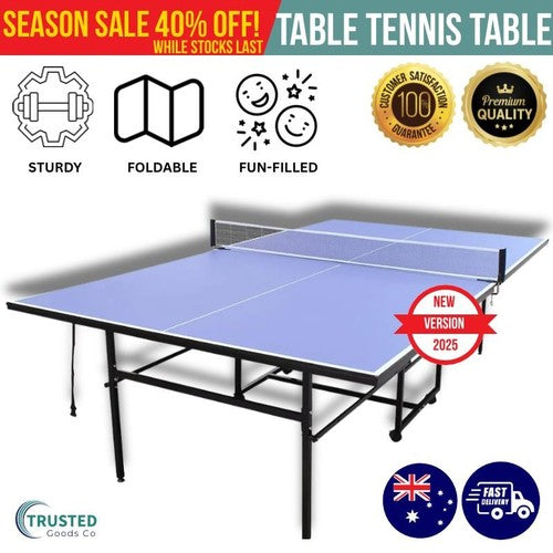 Fave Foldable Ping Pong/Table Tennis Game with Clamp Net