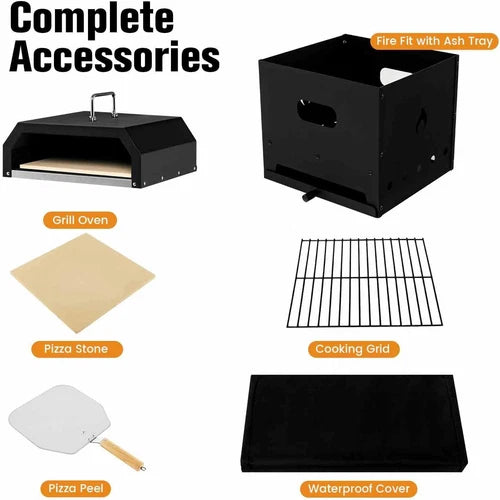 Manga 4-In-1 Multipurpose Outdoor Pizza Oven