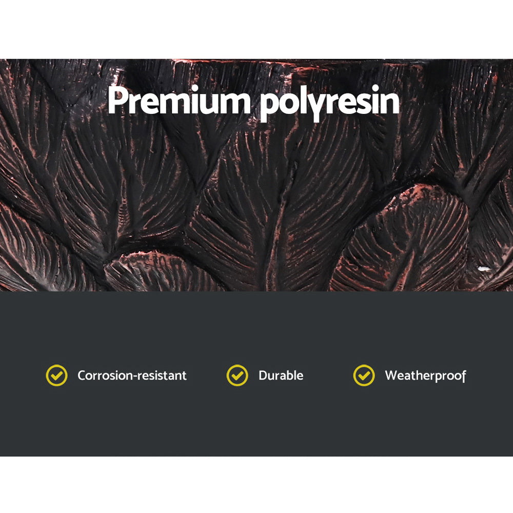 Torcello Solar Water Fountain/Cascading Bird Bath. 106cm