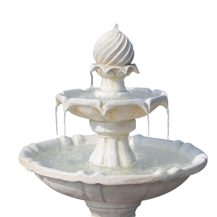 Mirandola 3-Tier Solar Water Fountain - 90cm