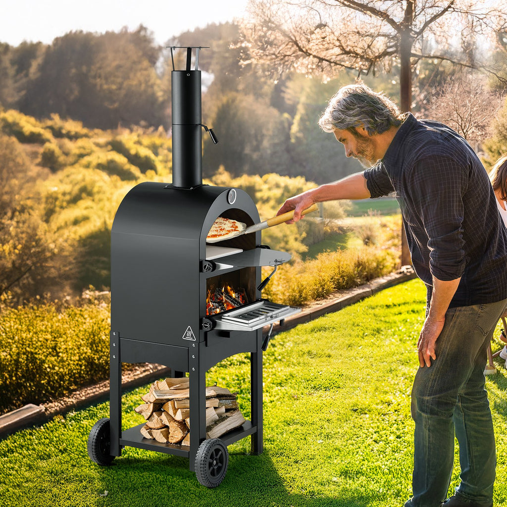 Granta Outdoor 12" Two Layer Pizza & Barbecue Oven