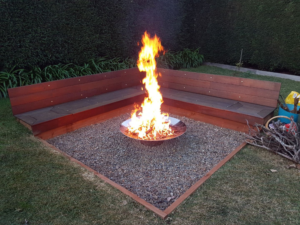 Chatelet Cauldron-Style Firepit 120cm – Stainless Steel