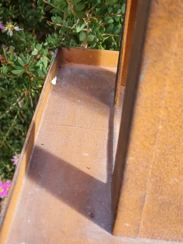 Isla Native Bird Hangng Feeder. Antique Rust