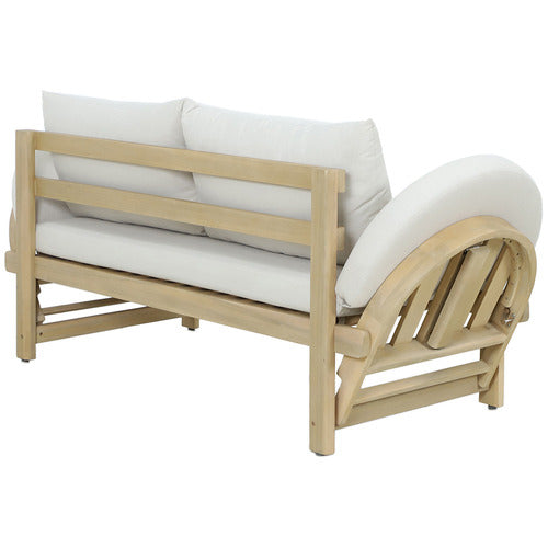 Vivendi Acacia Wood Outdoor Daybed/Lounge