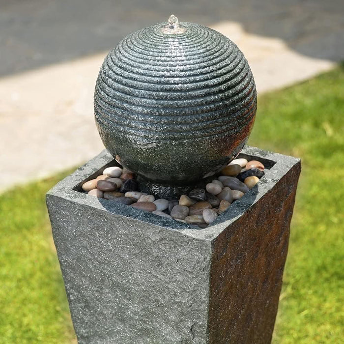 Imperia Bubbling Water Fountain. 81cm