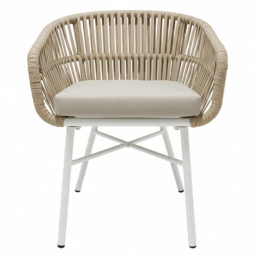 Brienz Rope Outdoor Dining Chairs. Set of 4. 4 Colours