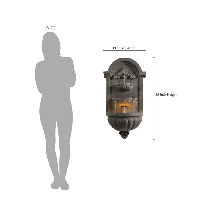 DELETE Villefranche Wall Fountain - Mediterranean Glow