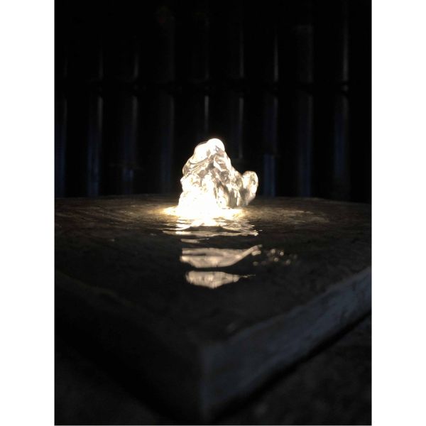 Valletta Modern Pillar with Shower Effect & Lights