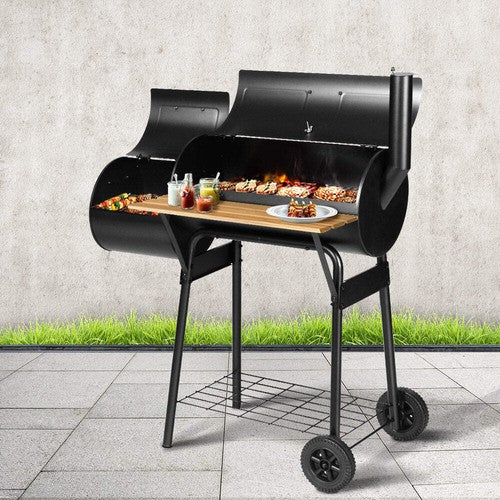 Colorado BBQ Grill 2-In-1 Offset Charcoal Smoker