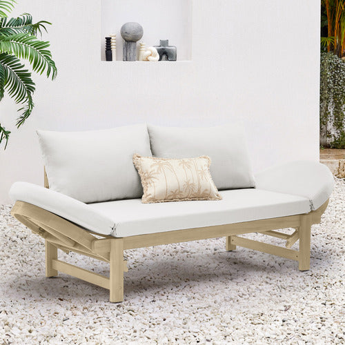 Vivendi Acacia Wood Outdoor Daybed/Lounge