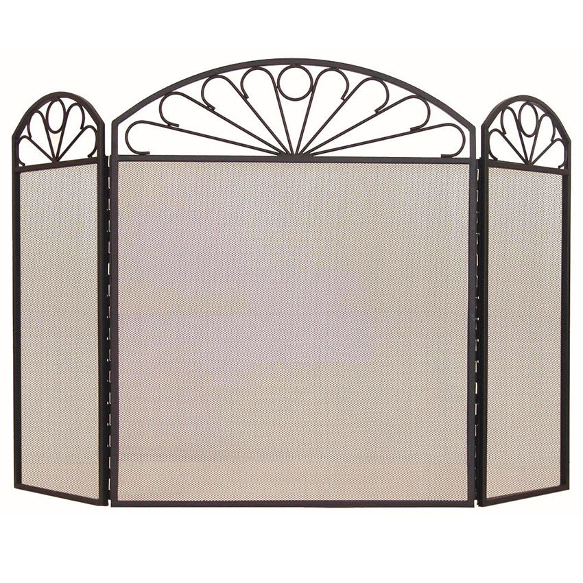 Celine 3 Fold Heavy Duty Fire Screen