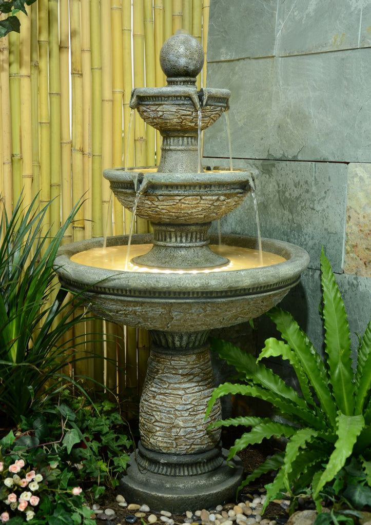 Chiavari 3-Tier Self-Contained Water Fountain