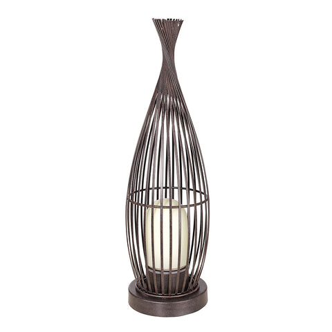 Salaman Garden Lantern in Antique Brown
