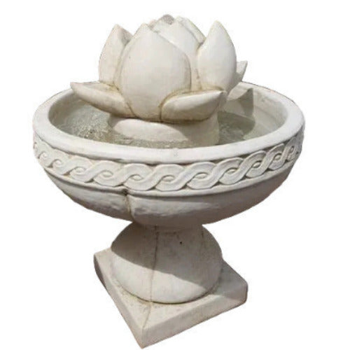 Villafranca Large Lattice Urn Lotus Fountain