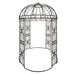 Giovanna Wrought Iron Garden Pavilion/Marquee