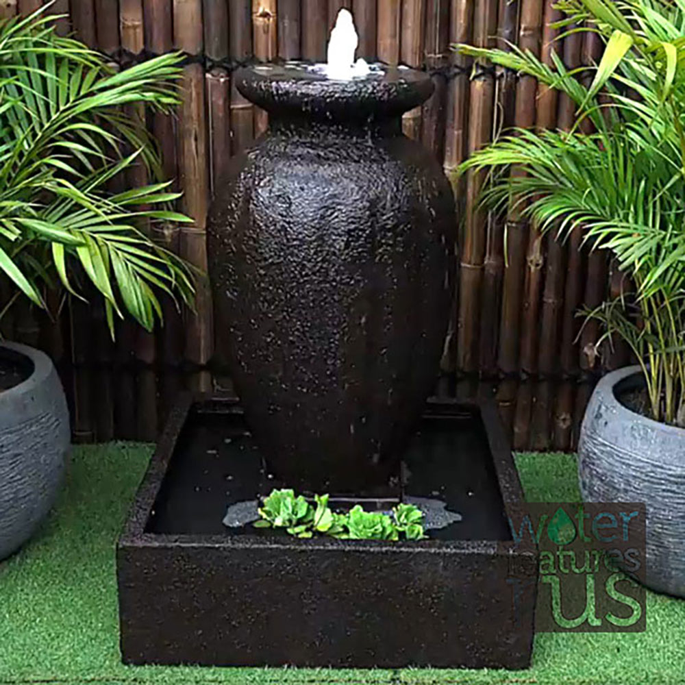 Large Grecia Traditional Fountain. 1.4m - Rust, Charcoal