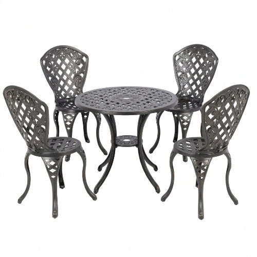 Aries 5pc Aluminium Dining Set