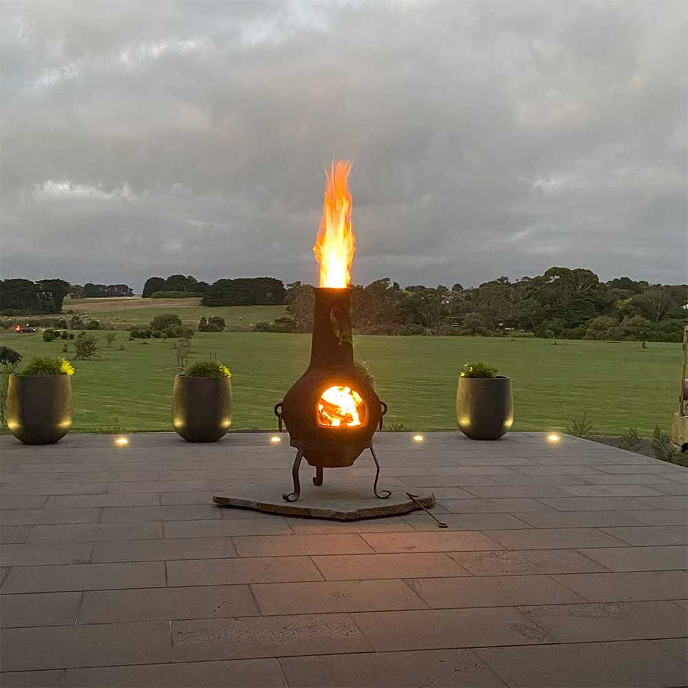 Santander Cast Iron Chiminea - Classic Style