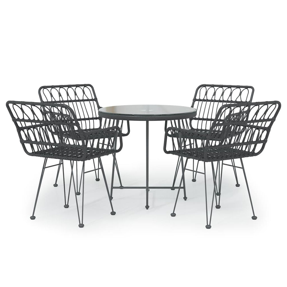 Fina Garden Rattan Dining Set - 3pcs, 5pcs