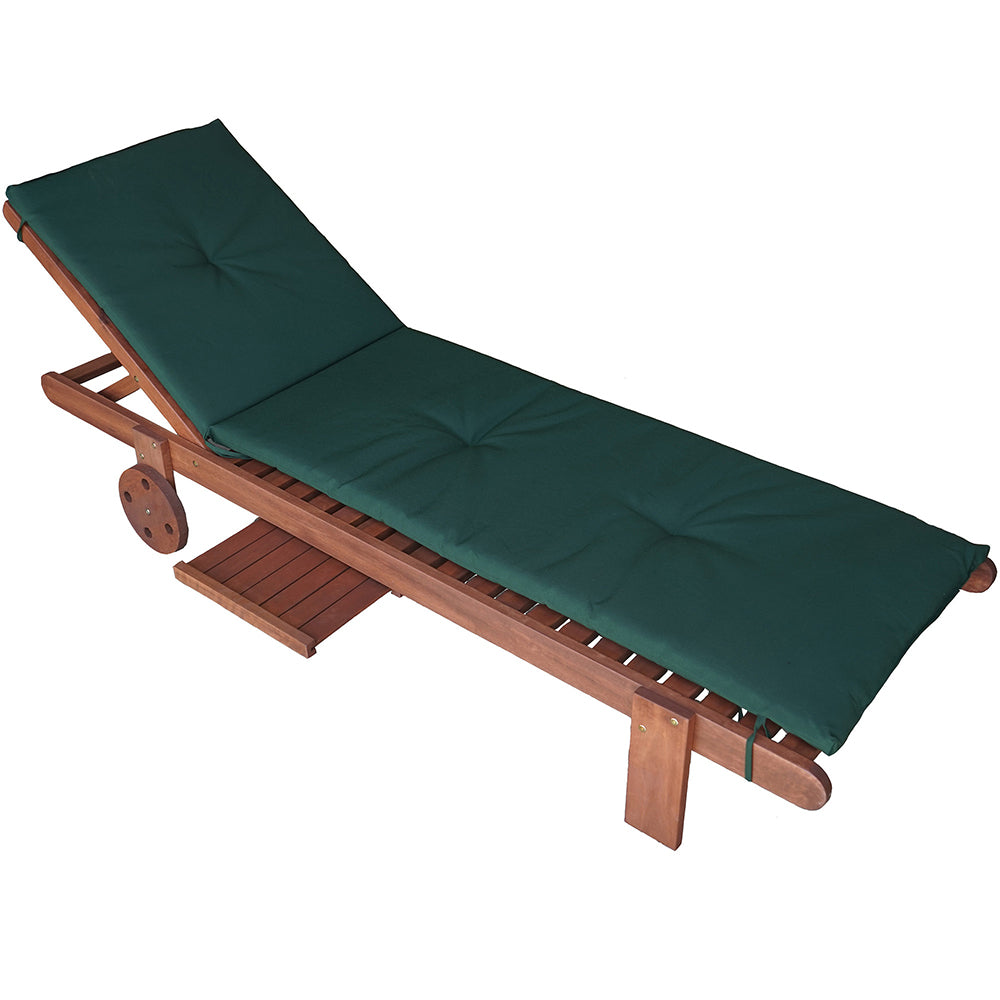 Cerise Shorea Wood Sun Lounger