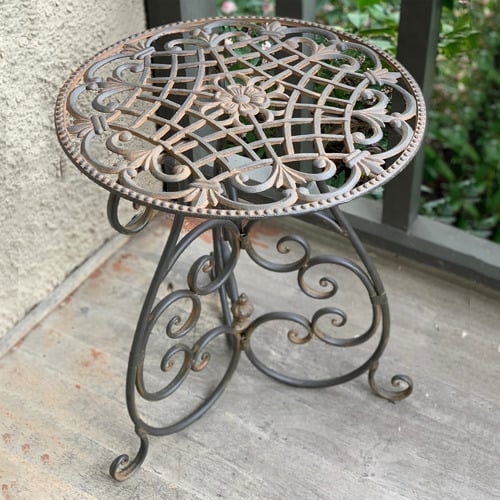 St Moritz Metal Outdoor Side Table