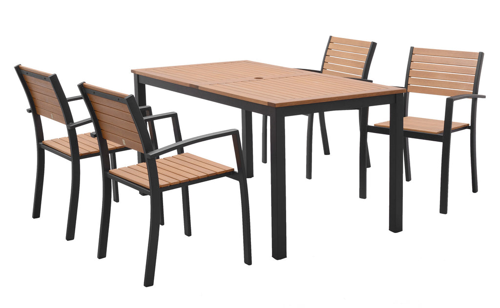 Arali 4 Seater Aluminium Sling Dining Set