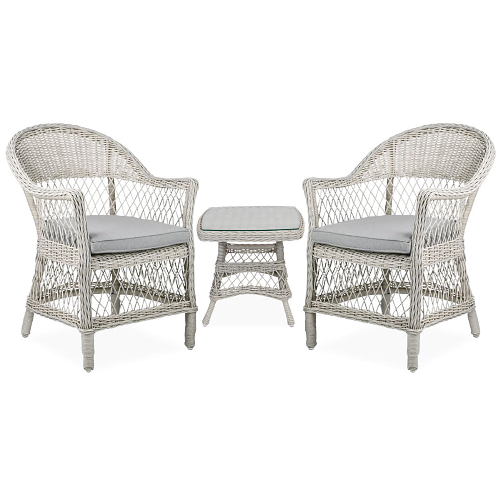 Serafina 3pc Occasional in Surfmist Wicker