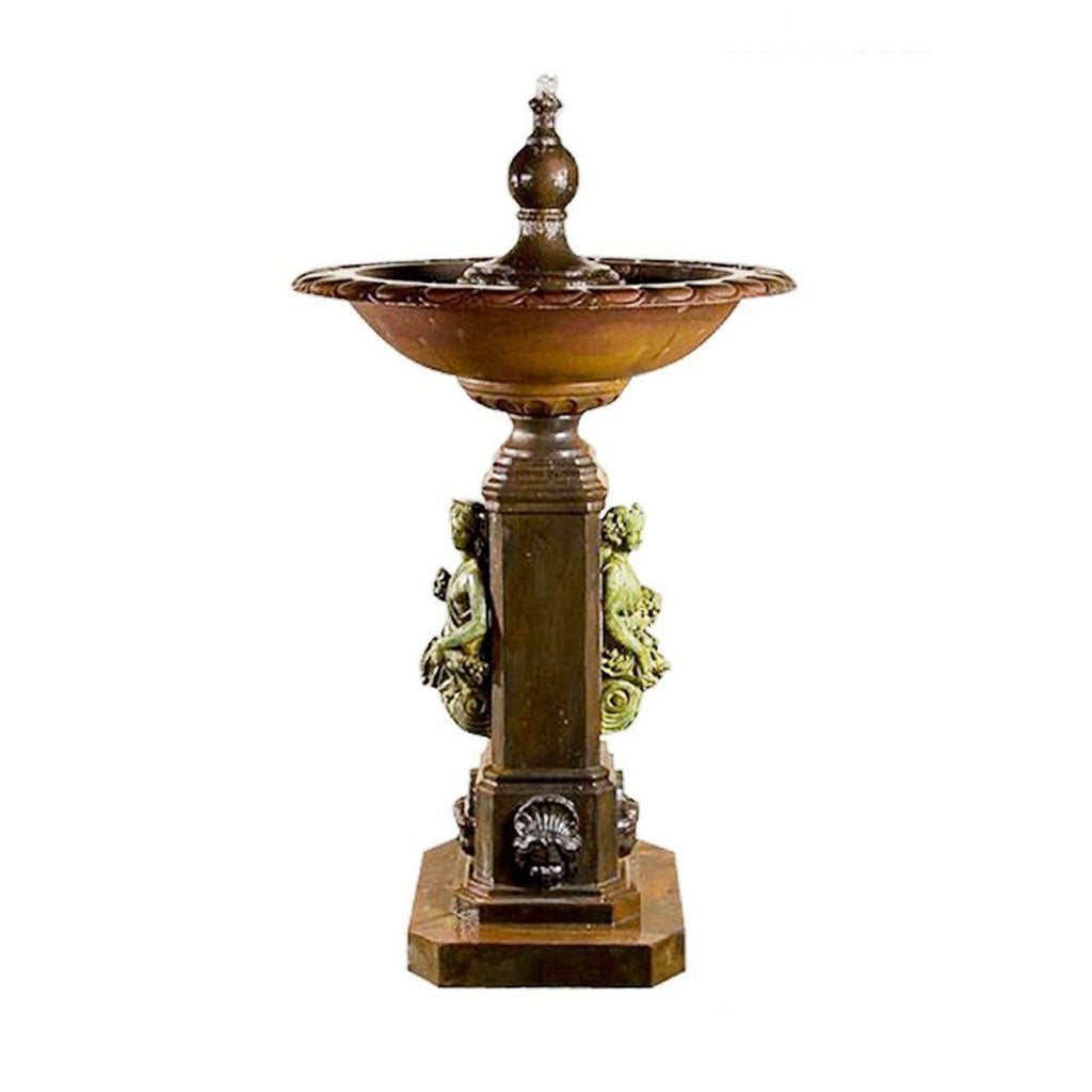 Calavera GRC Stoneware Fountain - Antique Bronze