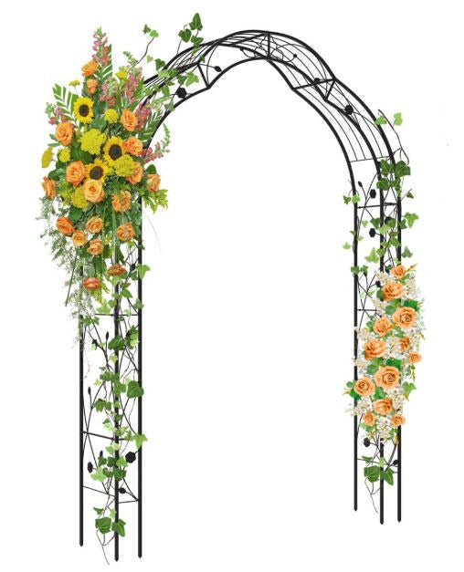 Rousillon 2.5M Garden Arch/Arbour and Trellis