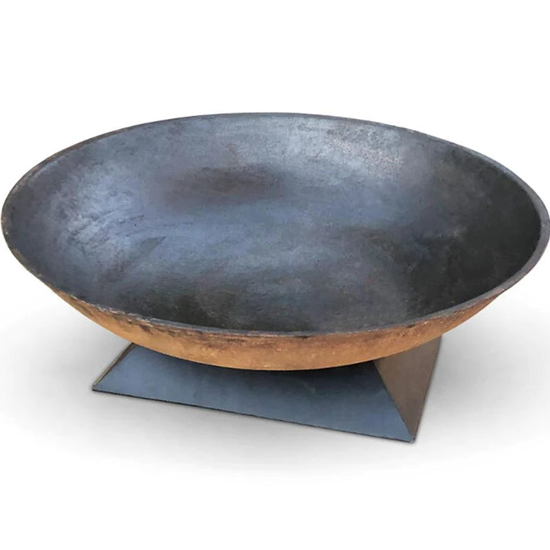 Raffina 90cm Cast Iron Fire Pit on Trivet Base + FREE Poker