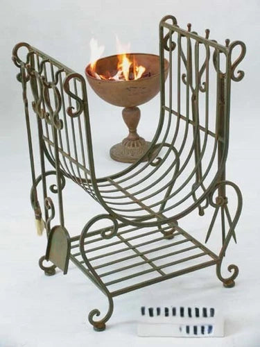 Rennes French Antique Style Firewood Rack
