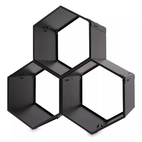 Mandala Hexagonal Firewood Storage Holder