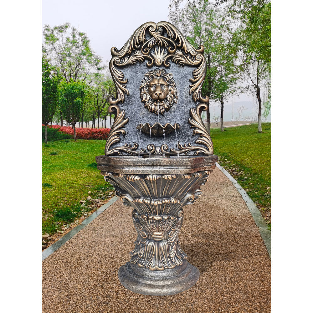 Eleganta Lion Solar Water Fountain